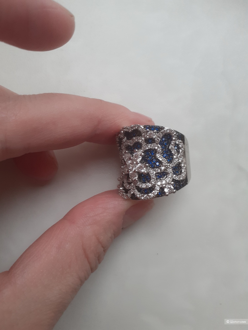 Кольцо шпинель, размер 17