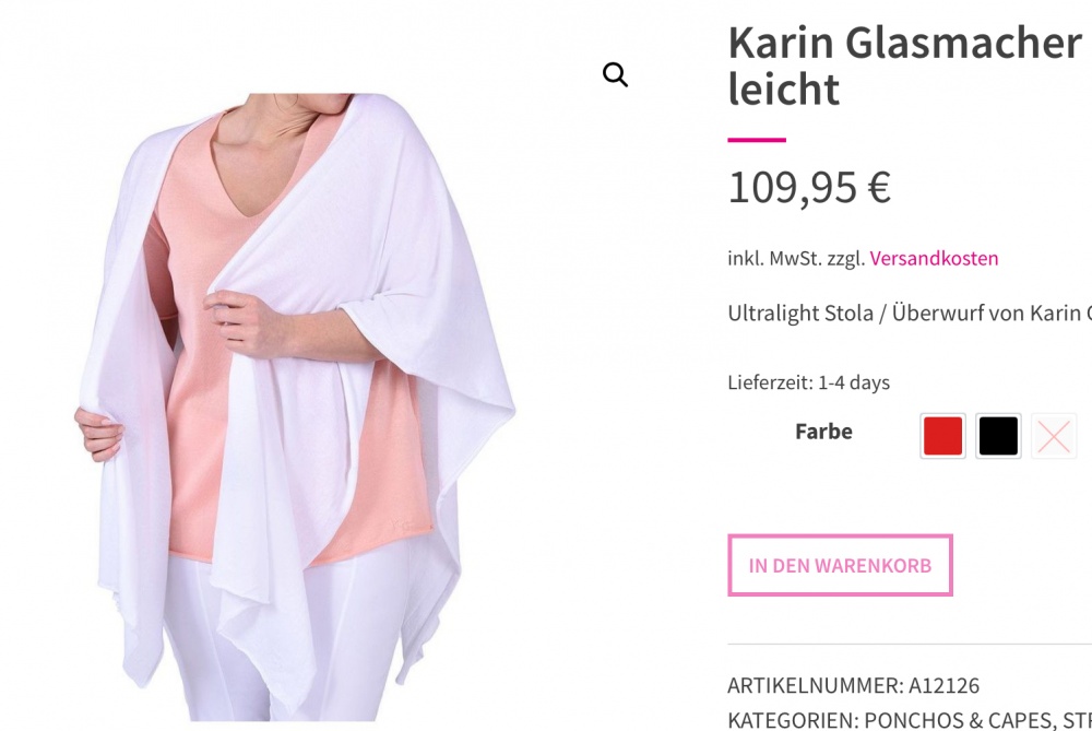 Пончо Karin Glasmacher