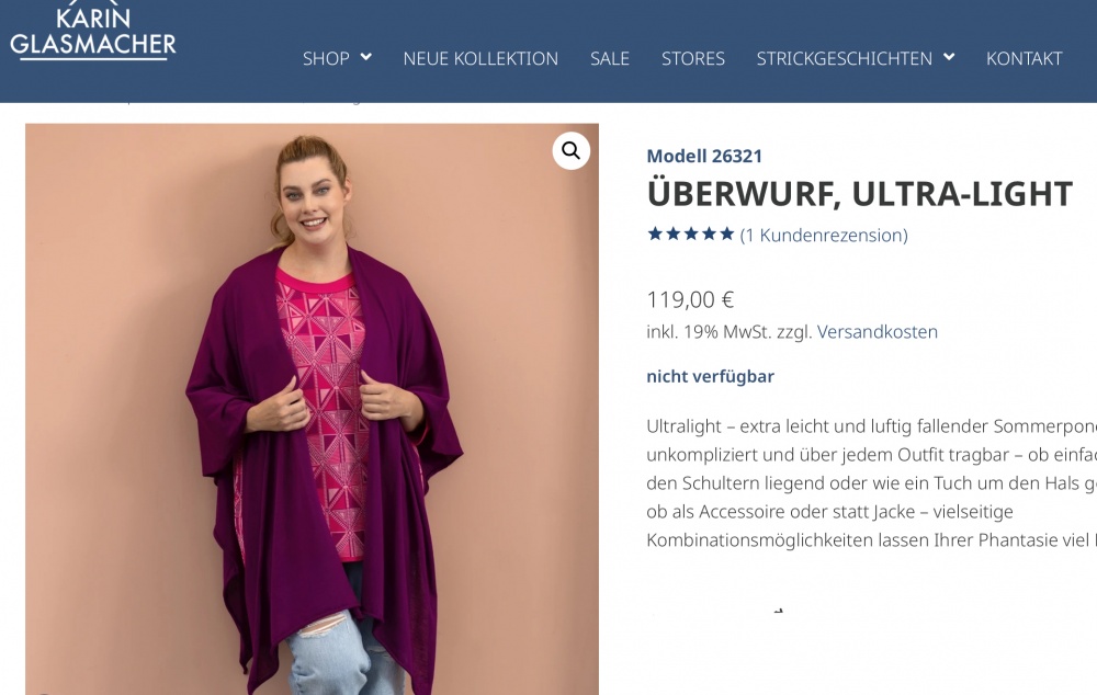 Пончо Karin Glasmacher