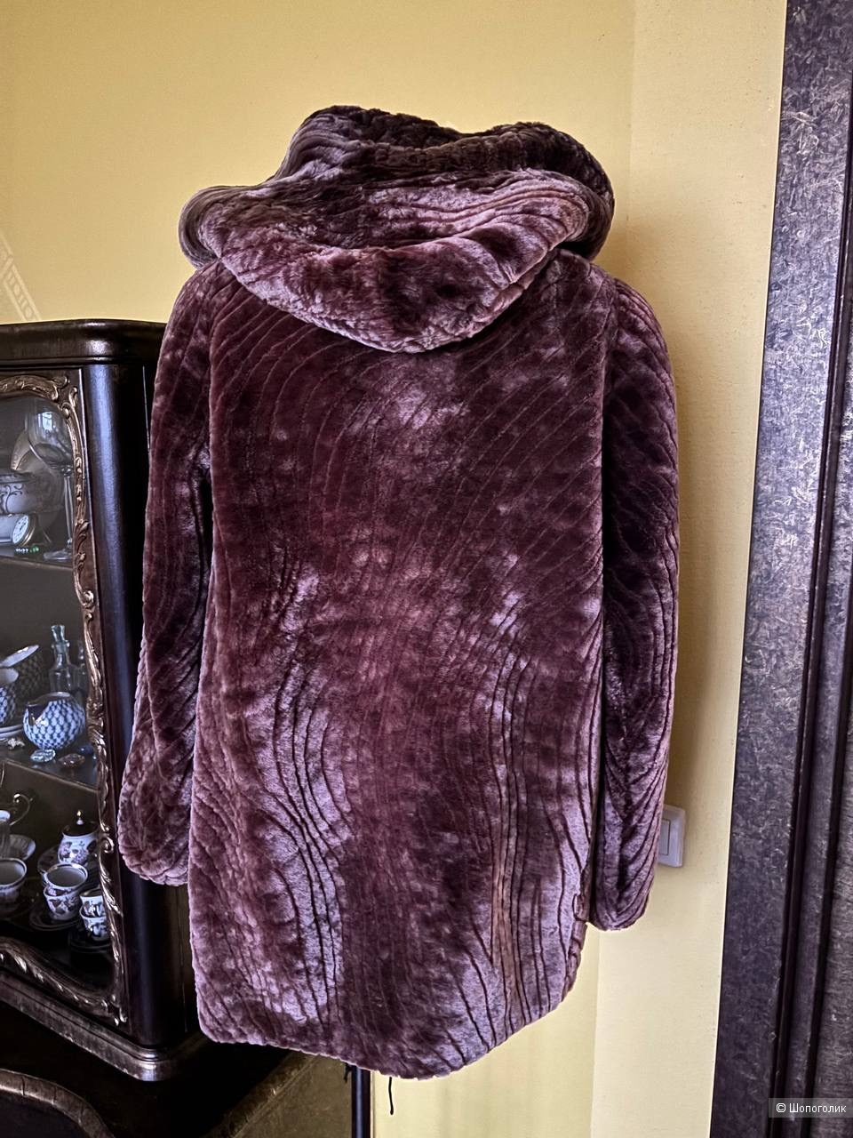 Полушубок мутоновый «Алеф», размер 52