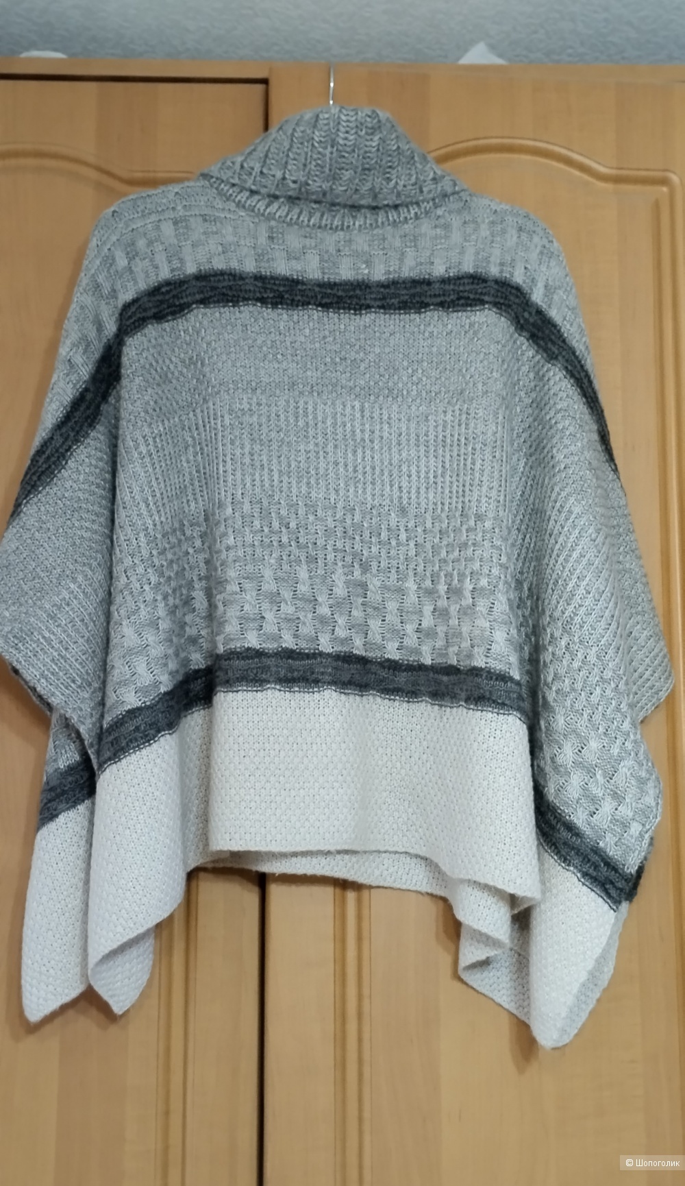 Пончо шерсть OYSHO, оne size