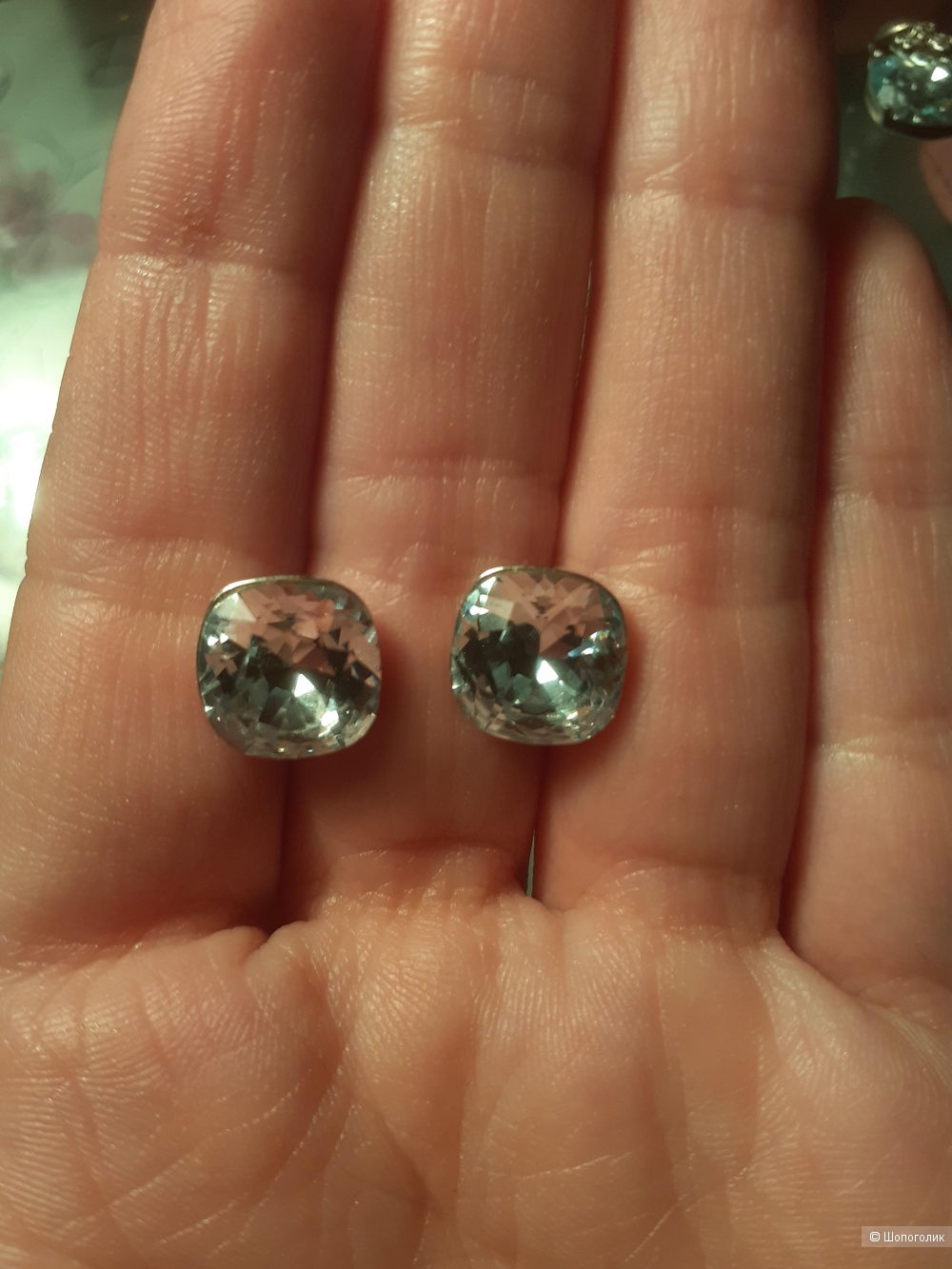 Комплект серьги и кулон, Swarovski