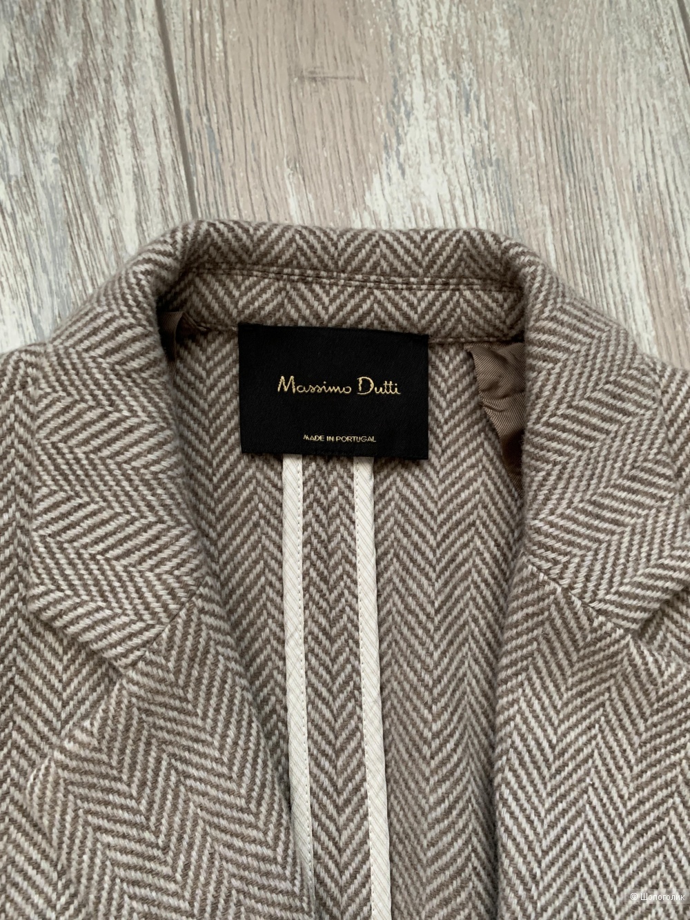 Пиджак шерстяной Massimo Dutti, р.34 euro