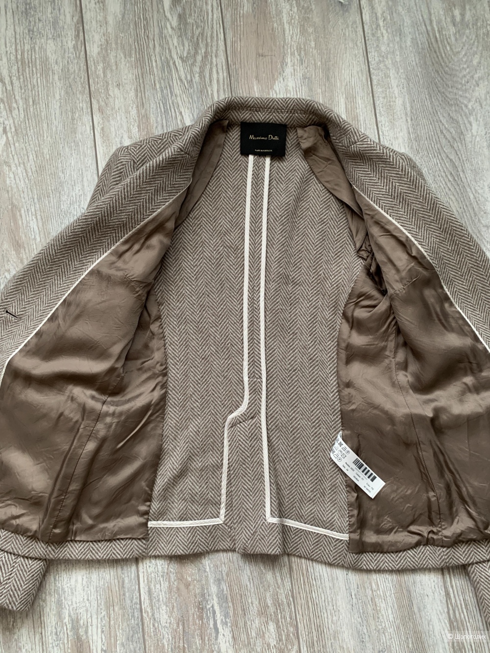 Пиджак шерстяной Massimo Dutti, р.34 euro