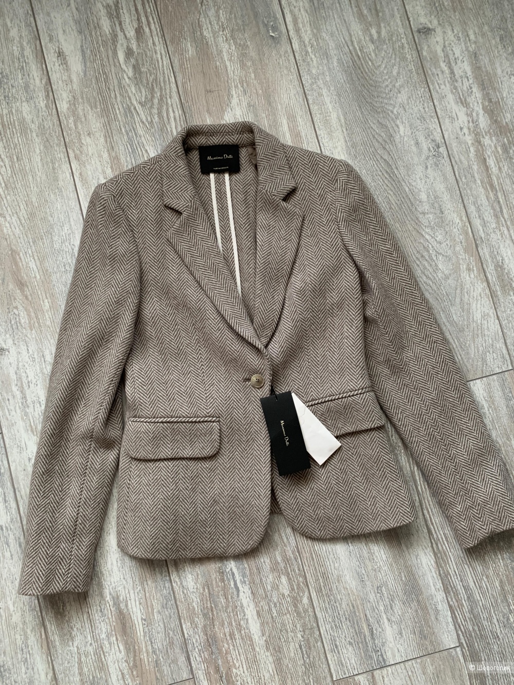 Пиджак шерстяной Massimo Dutti, р.34 euro