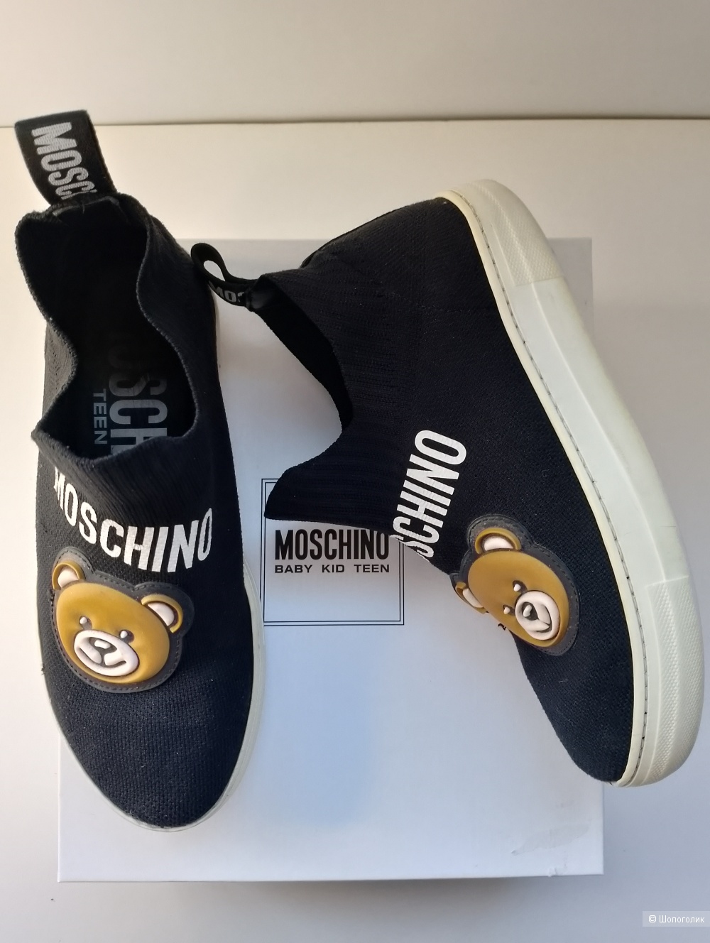Слипоны moschino детские , 36