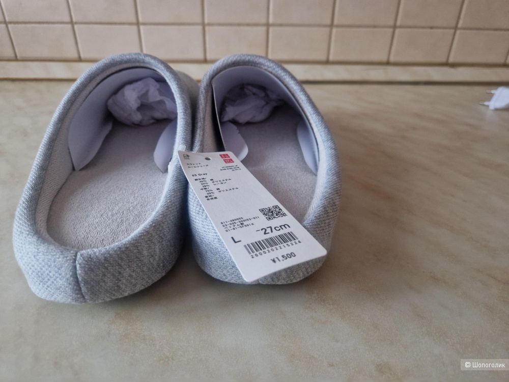Новые тапки Uniqlo. 41-42