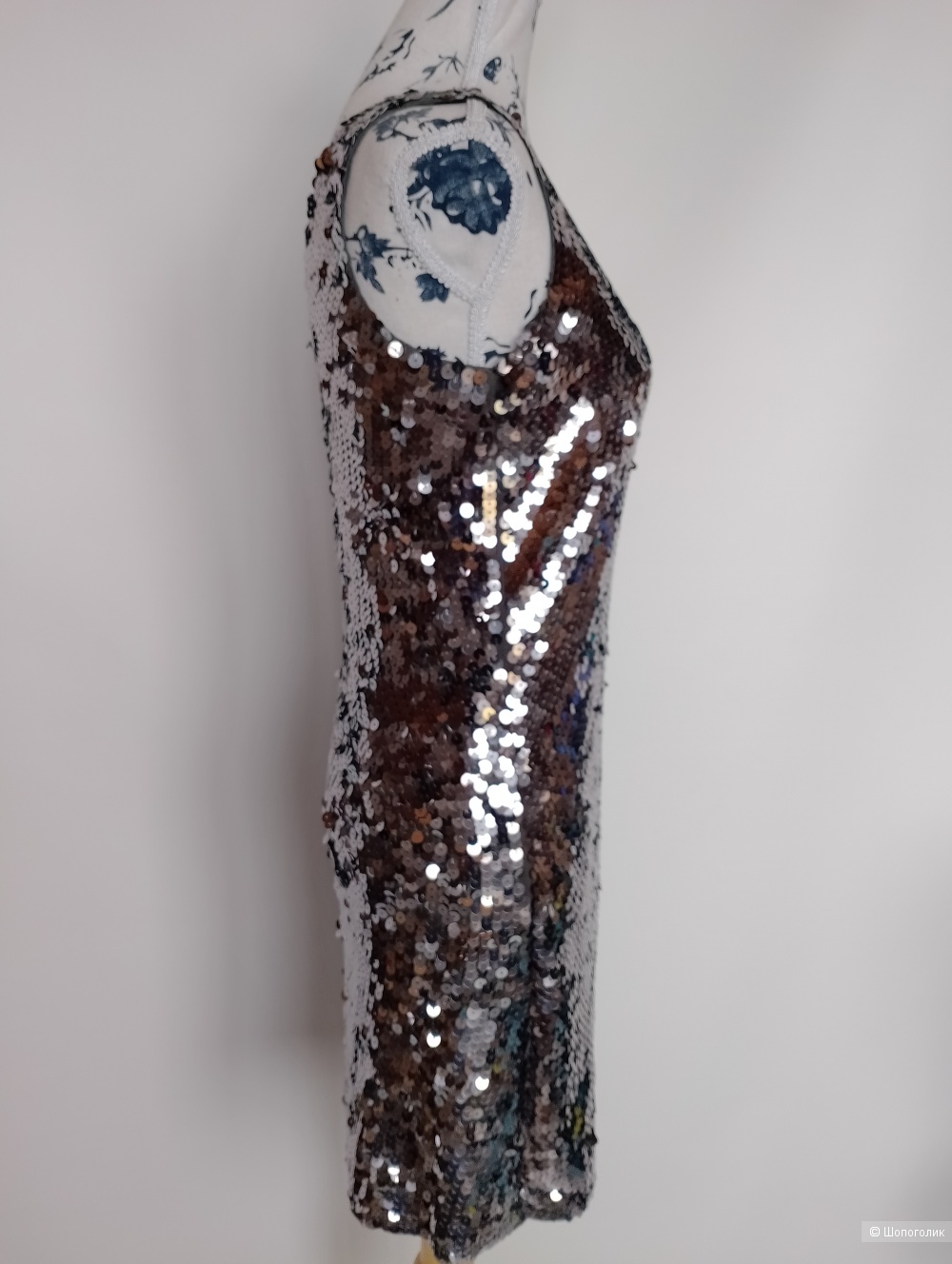 Платье мини пайетки rare