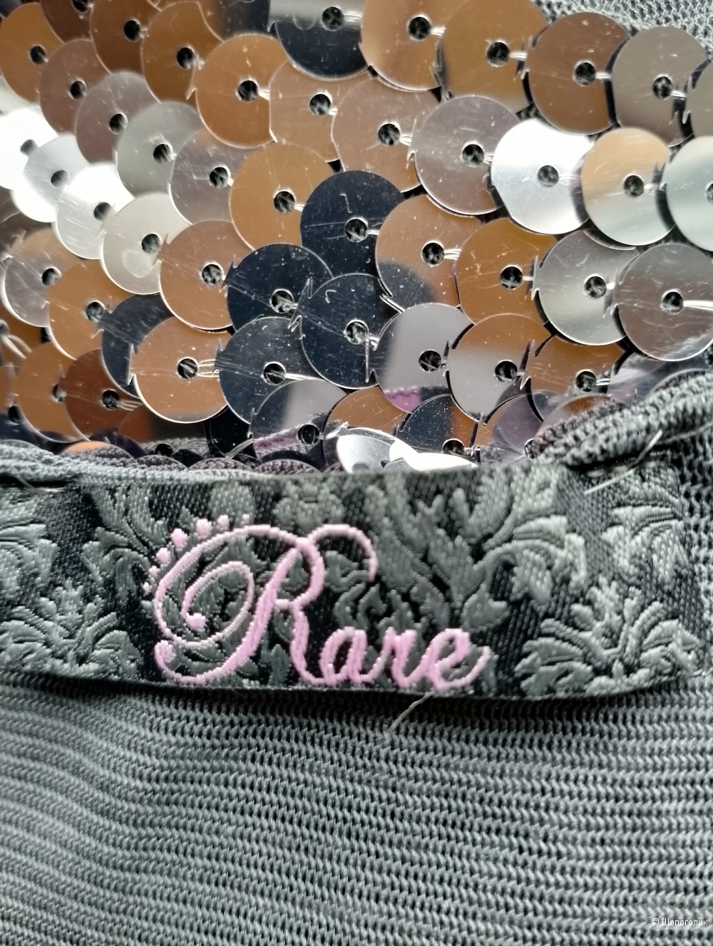 Платье мини пайетки rare