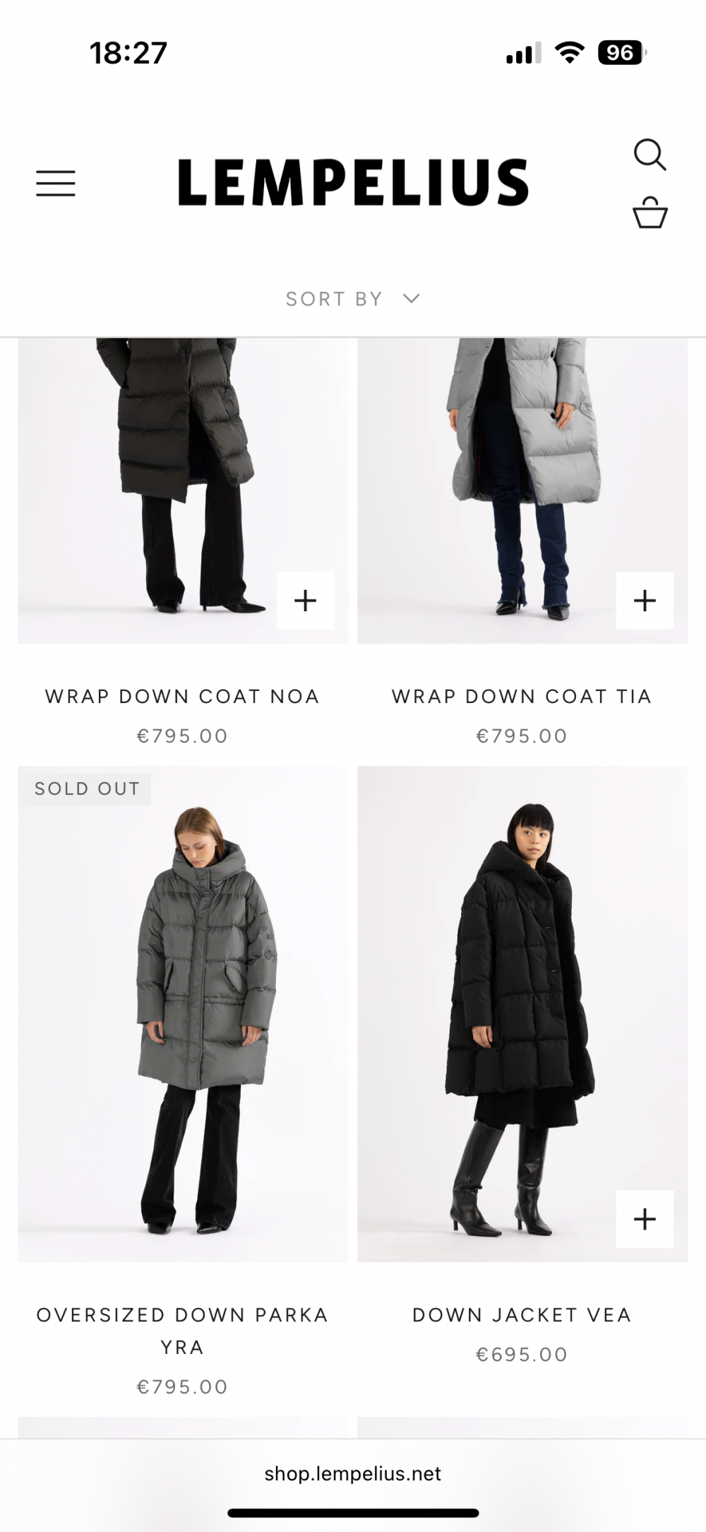 Пуховик Lempelius, 46-48 рус.(М/L)