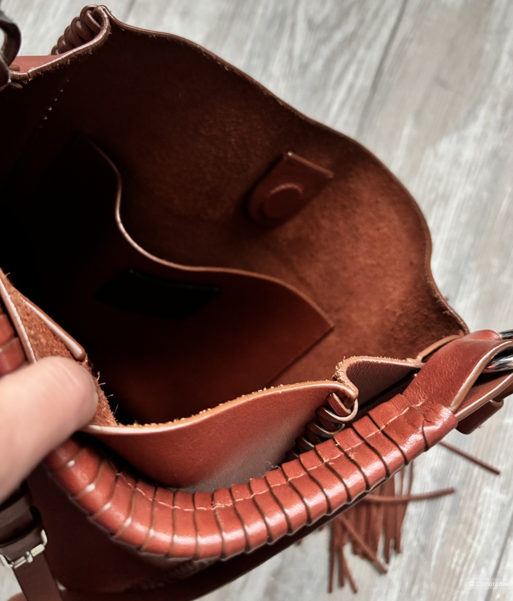 Сумка-тоут из натуральной кожи All Saints, one size