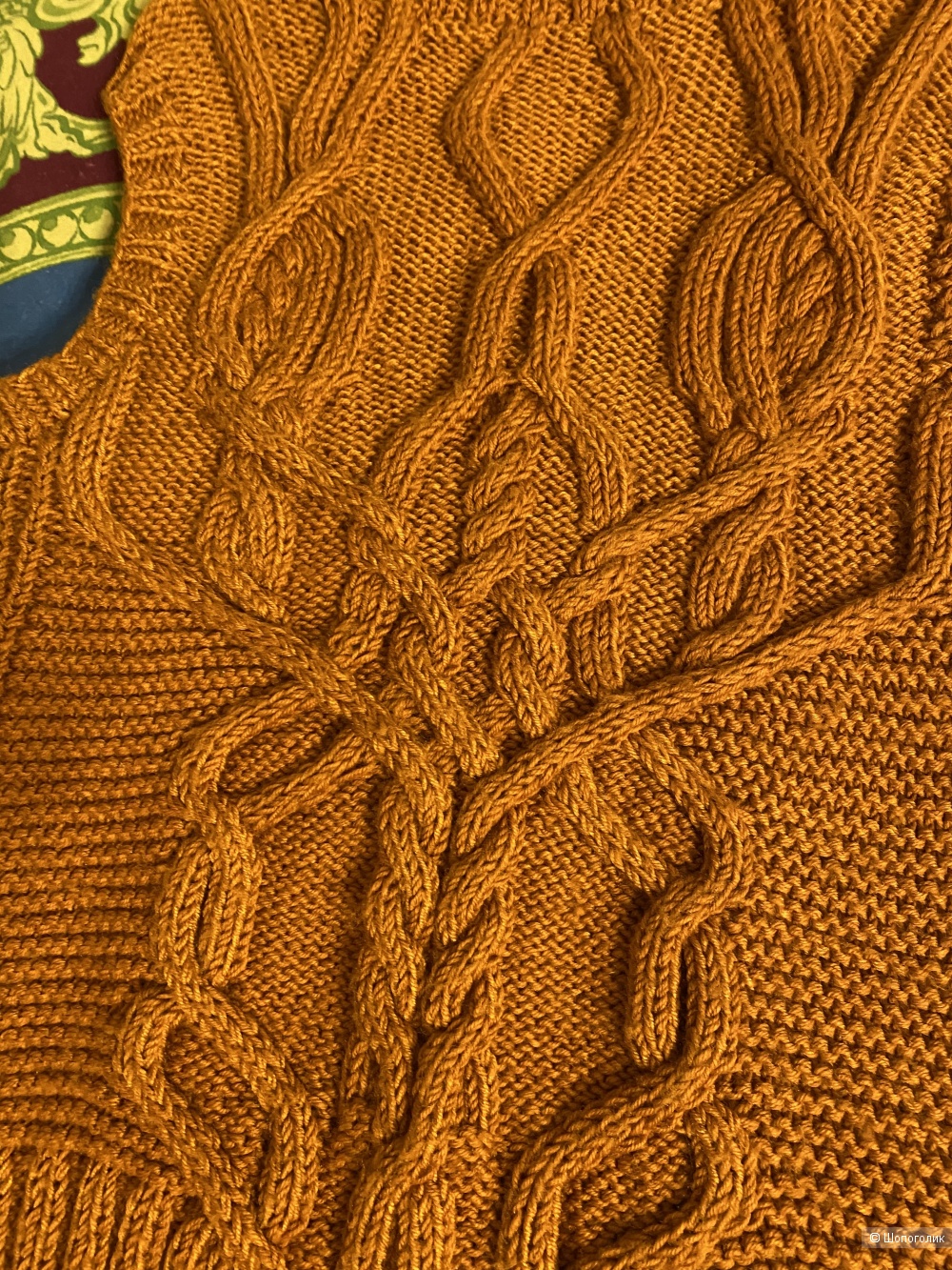 Вязаный жилет, размер 44-46