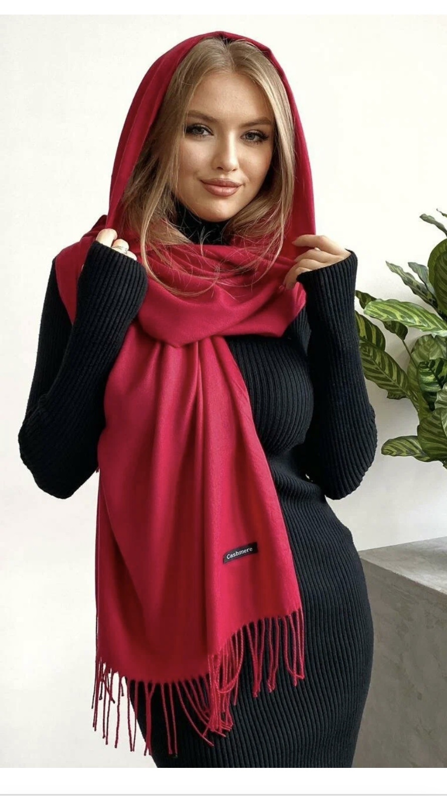 Палантин  Cashmere , one size.