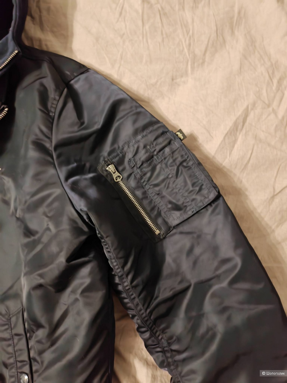 Куртка-бомбер утепленный с капюшоном Angelo Bonetti размер L (50-52)