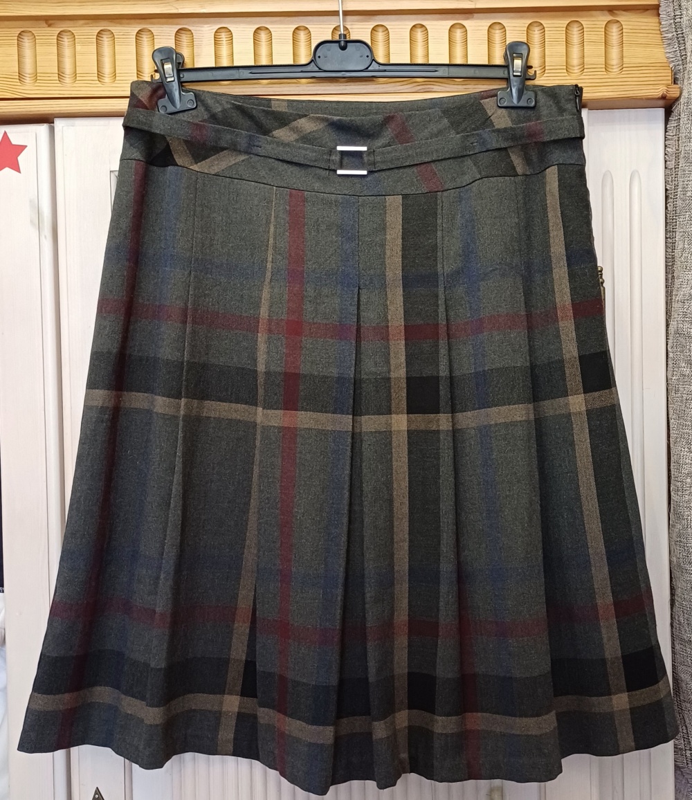 Юбка в клетку нонейм, L, XL