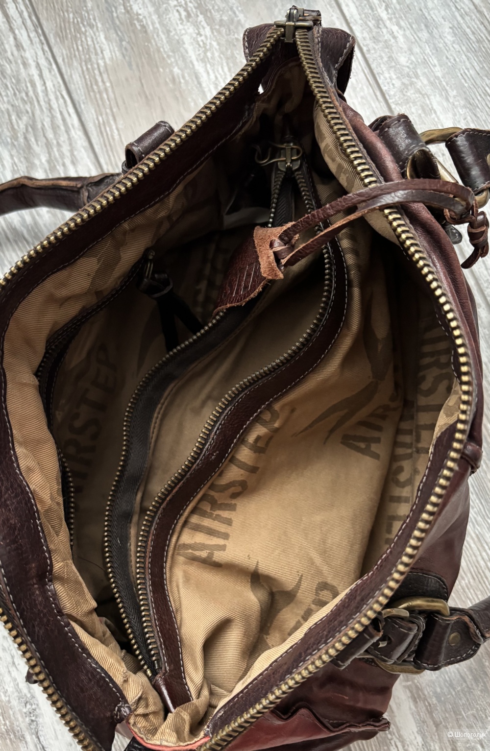 Сумка кожаная Airstep 98, one size.