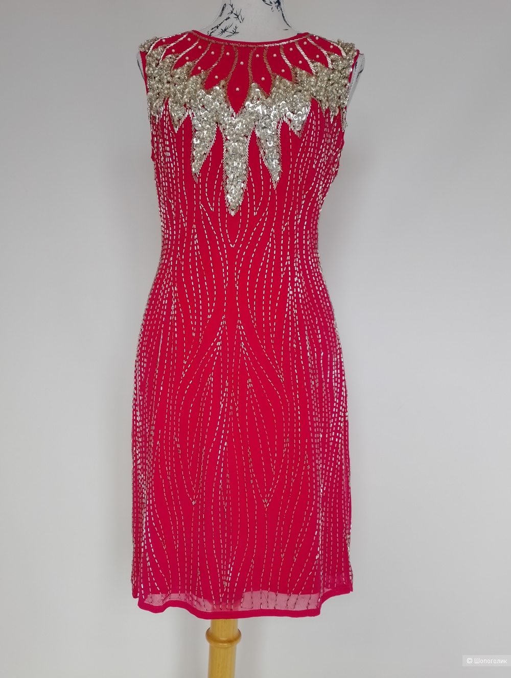 Платье расшитое бисером Maya , UK 10