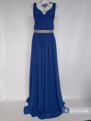 Вечернее платье ranias в пол с камням, s