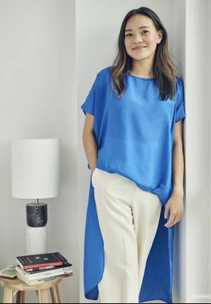 Блузка Zara с удлиненной спинкой, M-L