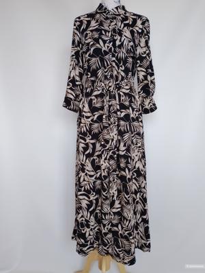 Платье халат вискозное zebrand принт, 44