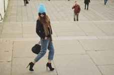 veronika molnar topshop hat mango jacket cheap monday jeans kurt geiger shoes fendi bag2.jpg