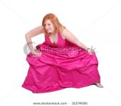 stock-photo-one-twenties-redhaired-woman-in-a-hot-pink-prom-type-dress-over-white-31574590.jpg