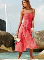 Strapless dress in solids EM-239-542 grapefruit.jpg