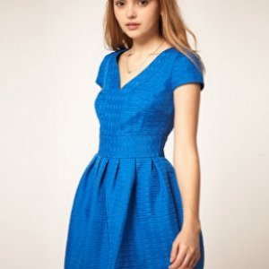 ASOS Tulip Dress In Texture