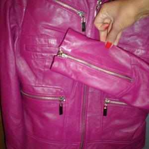 Bebe leather jacket