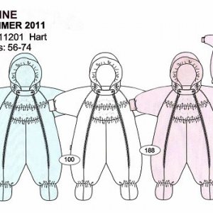11201 Hart
Комбинезон весенний, с закрытыми ножками. Размеры 56-74

цена 1 - 60-
цена 2 - 64-
