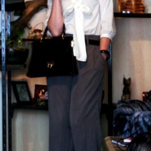 ASOS Pussybow Blouse
ASOS Leather Drop Lock Lady Bag