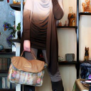 River Island Tapestry Satchel