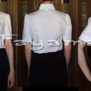 Ruffle Front Poplin Shirt, р р М на 96-69