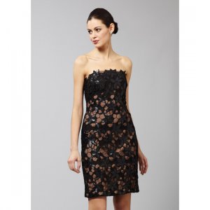 THEIA Rosette Sequin Dress
Цвет: чёрный (как на фото).
Размер: 48.
Цена: 6500 рублей.