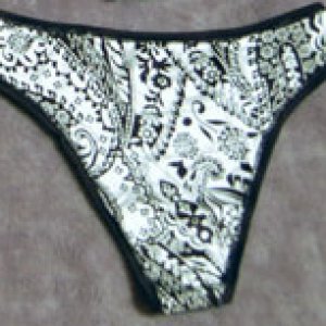 pantie lace paisley