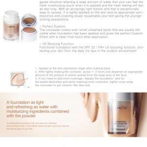 Laneige Snow Crystal Dual Foundation