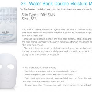 laneige Water Bank Double Mousture Mask