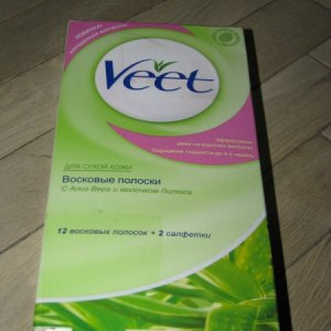 Восковые полоски Veet