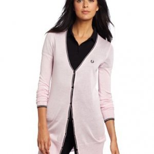 fred perry womens long line cardigan 61538 500