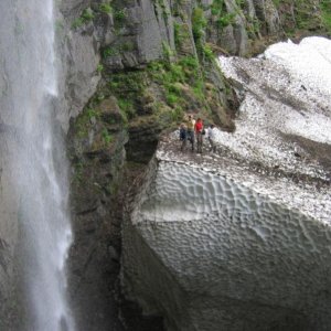 Вилючинский водопад в августе