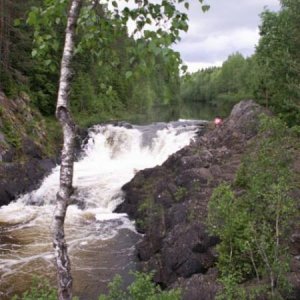 водопад Кивач - второй по высоте в Европе