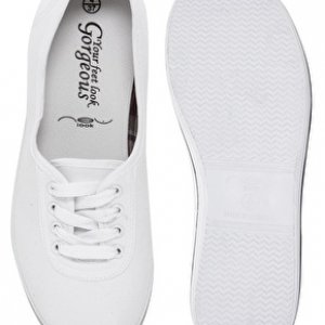 New Look Noodle White Basic Plimsolls