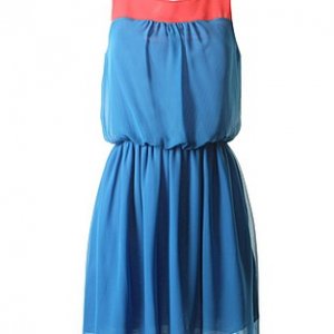 Love Cobalt And Watermelon Contrast Yoke Dress, размер М, 1000р. Новое