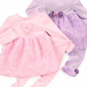 sweet heart rose baby set