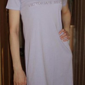 Short-sleeve sleepshirt, 432-lavender, р-р XS на 95-65-95 свободна и впроцессе носки сильно растягивается