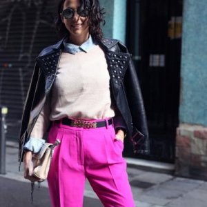 River Island Pink Peg Trouser Reflective Sunglasses