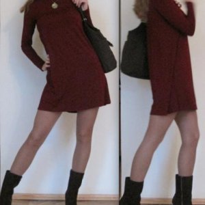 Платье Victoria's Secret, ботильоны Colin Stuart, сумка Kipling, кулон Rimel handmade