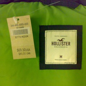 Маркировка Жилета Hollister