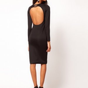 Aqua Caline Buckle Open Back Pencil Dress, 12 UK
900 рублей