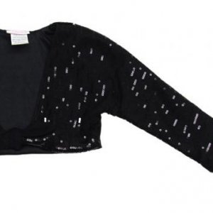 sz 4y, Kids Girls *Swan Lake* Black Velour Fansy Dress and Shrug - $55